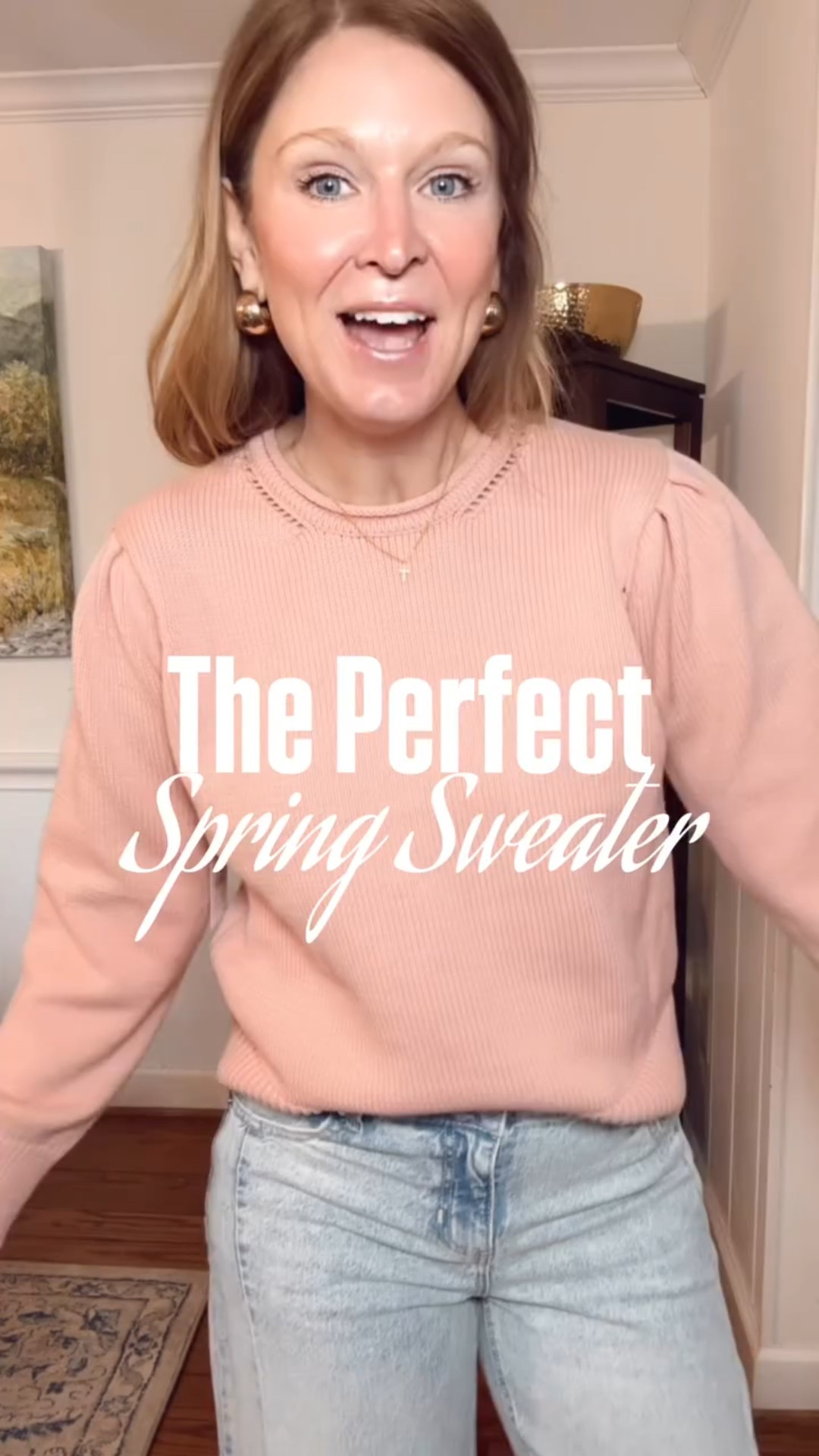 One of my favorite recent Walmart finds! Under $25 but looks so much more expensive. 🩷 

#walmartstyle #walmart #walmartfinds #springsweater