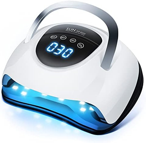 Amazon.com: 220W UV LED Nail Lamp UV Light Nail Dryer for Nails Gel Polish with 57 Lamp Beads 4 T... | Amazon (US)