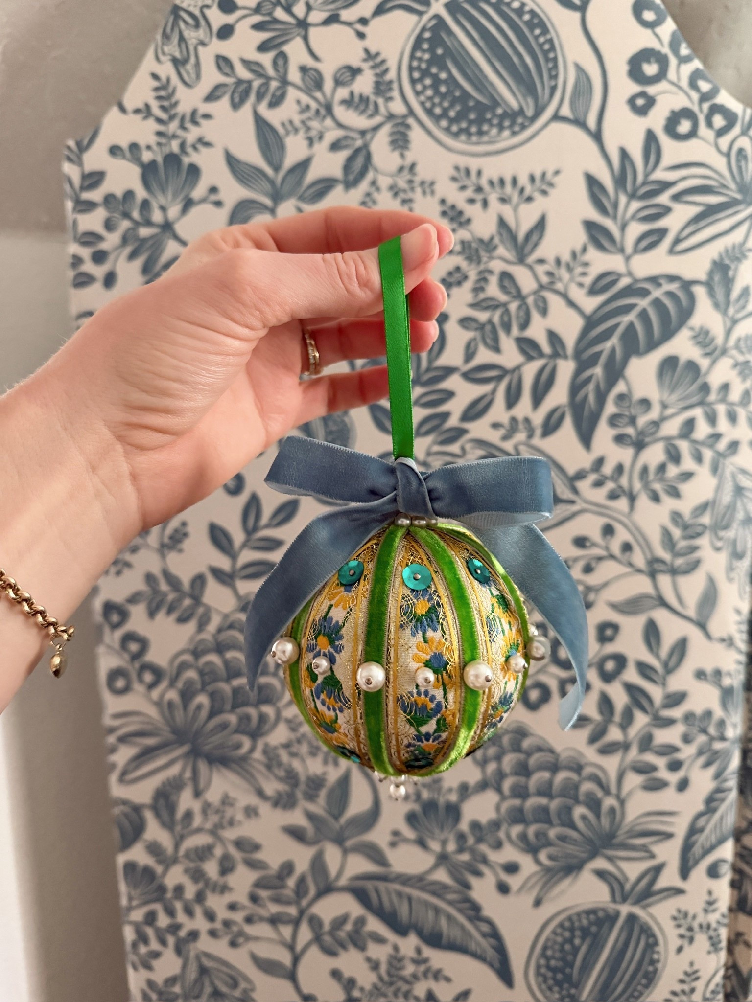 I bought a vintage ornament from Etsy and added my own flair ✨ turned out pretty cute! 

#LTKHoliday #LTKSeasonal #LTKHome