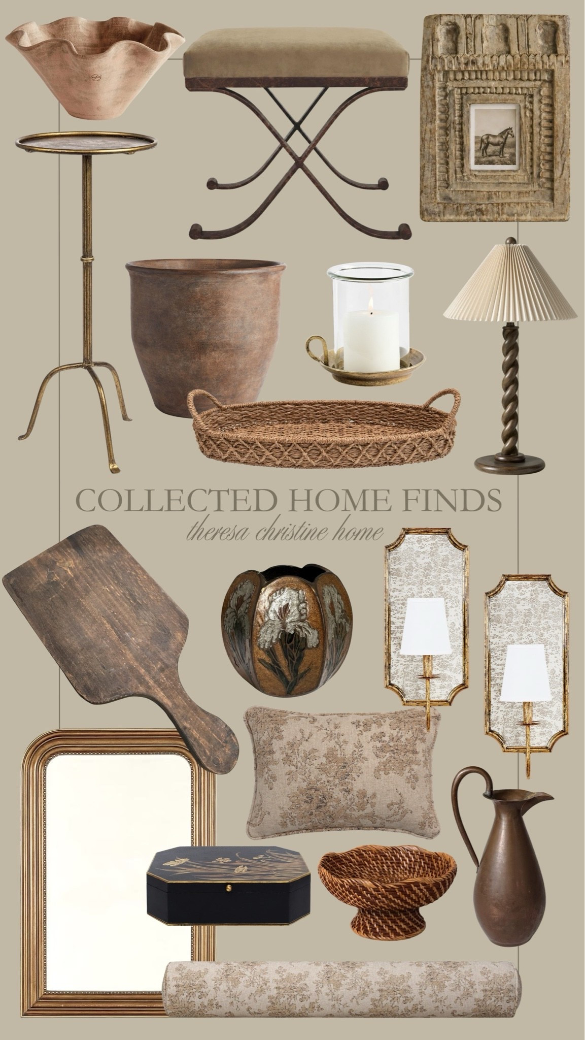Collected home finds and favorites that offer a vintage decor style 🤍 These neutral home favorites are so pretty!

#LTKHome