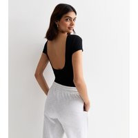 Women's Black Backless Stretch-Cotton Bodysuit New Look | New Look (UK)