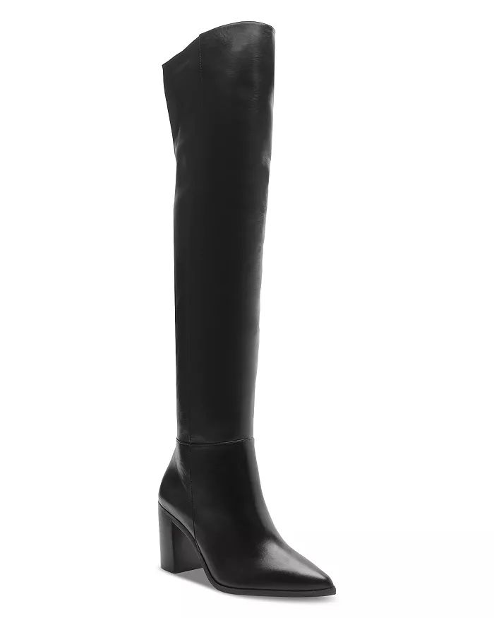 Women's Mikki Pointed Toe Over The Knee Block Heel Boots | Bloomingdale's (US)