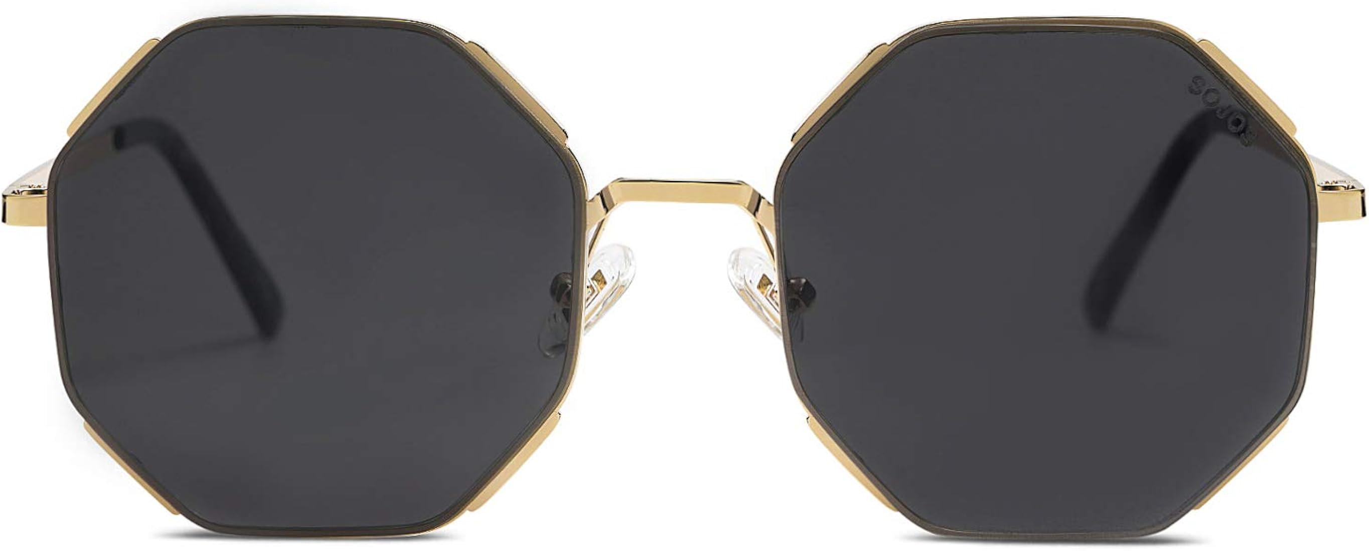 SOJOS Sunglasses for Women Men Classic Retro Polygon Shades UV400 | Amazon (US)