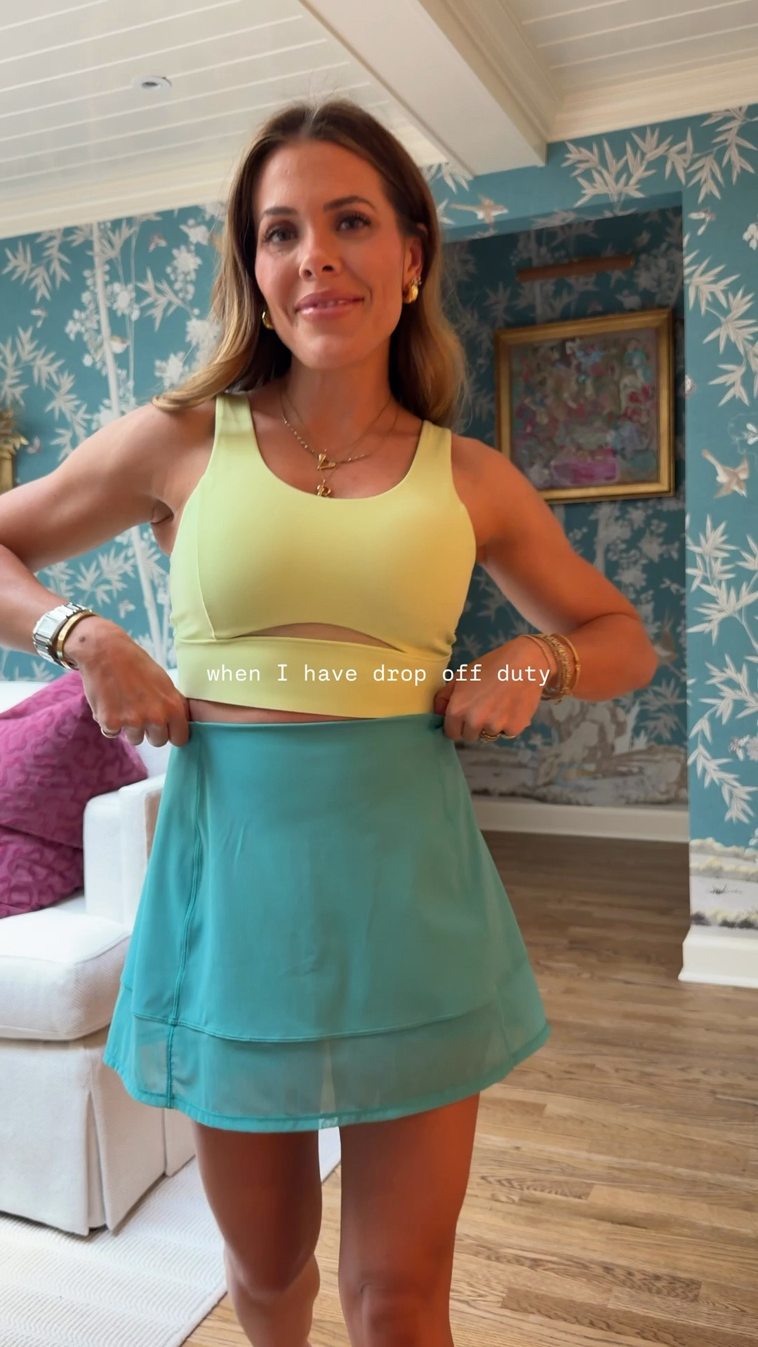 Spanx NEW ARRIVALS! New customers use code SHELBYBXSPANX for 15% off & free shipping!

Bra: small
Skort: small
Top: xsmall
Jacket: small (could have used xsmall)
