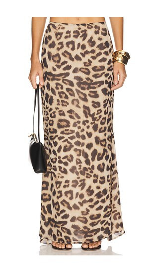 superdown Nalani Maxi Skirt in Brown. - size M | Revolve Clothing (Global)