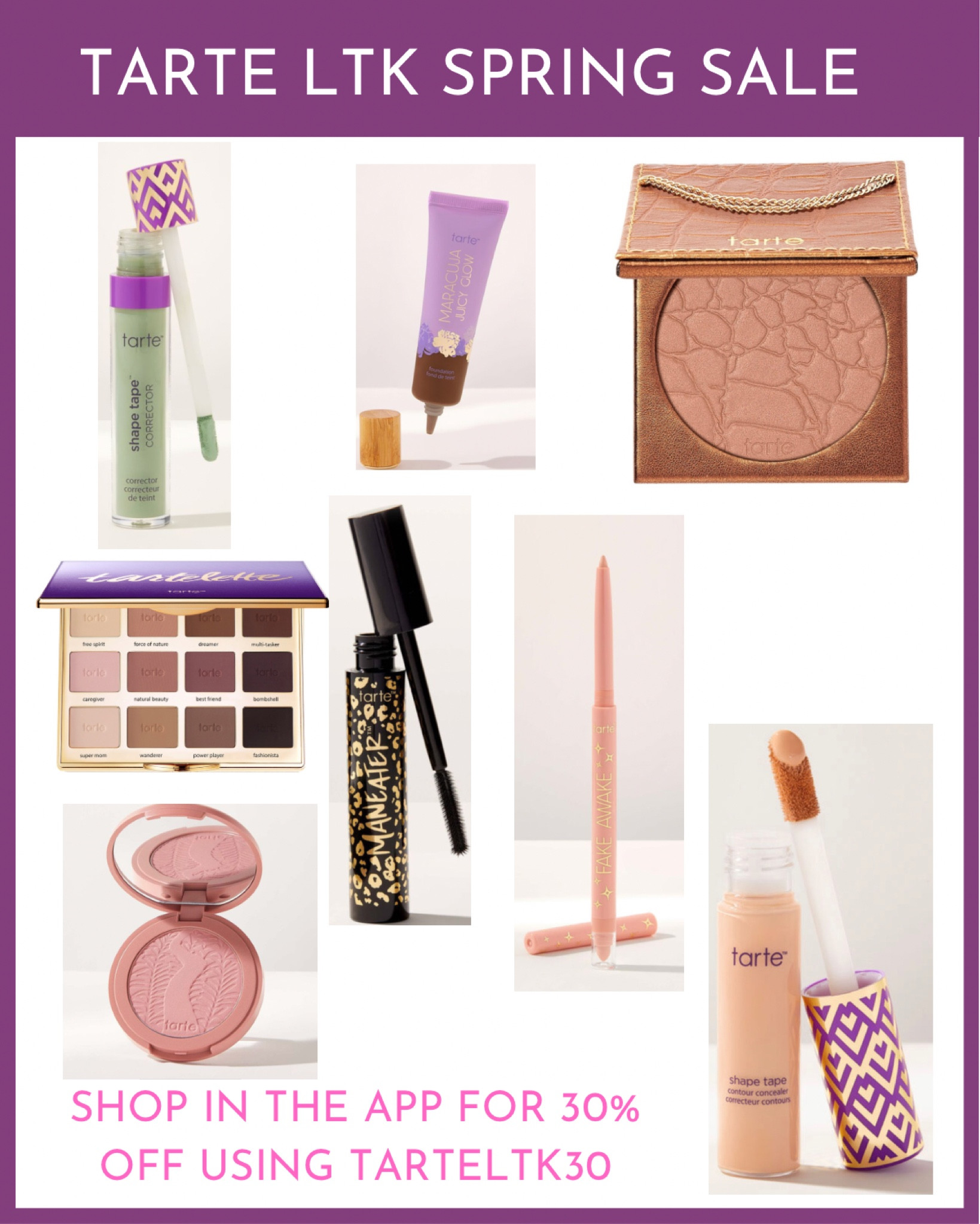 Tarte must haves! 

#LTKSale #LTKbeauty #LTKsalealert