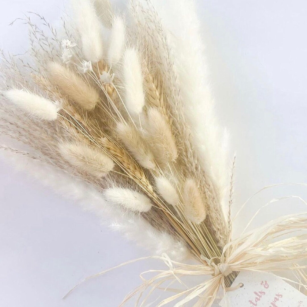 Natural Pampas Bouquet | Dried Flower Arrangement | Pampas Grass | Handtied Bouquet | Wedding Flo... | Etsy (US)