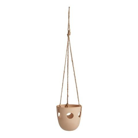 Cutout Ceramic Hanging Planter | World Market