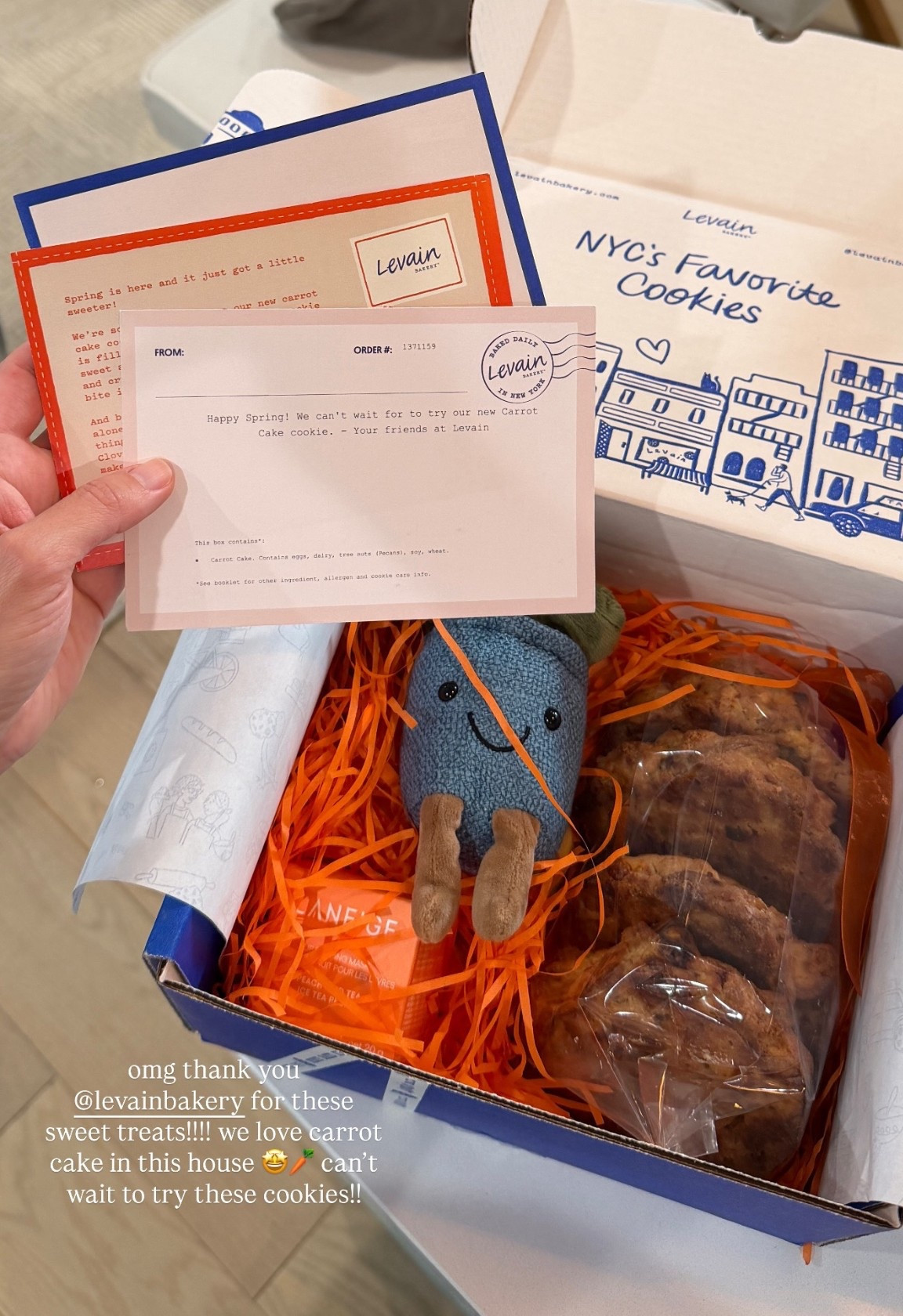 [4/2/26] the best suprise from Levain Bakery and the cutest PR!!! 🍪🌷

#LTKHome #LTKSeasonal #LTKfoodie