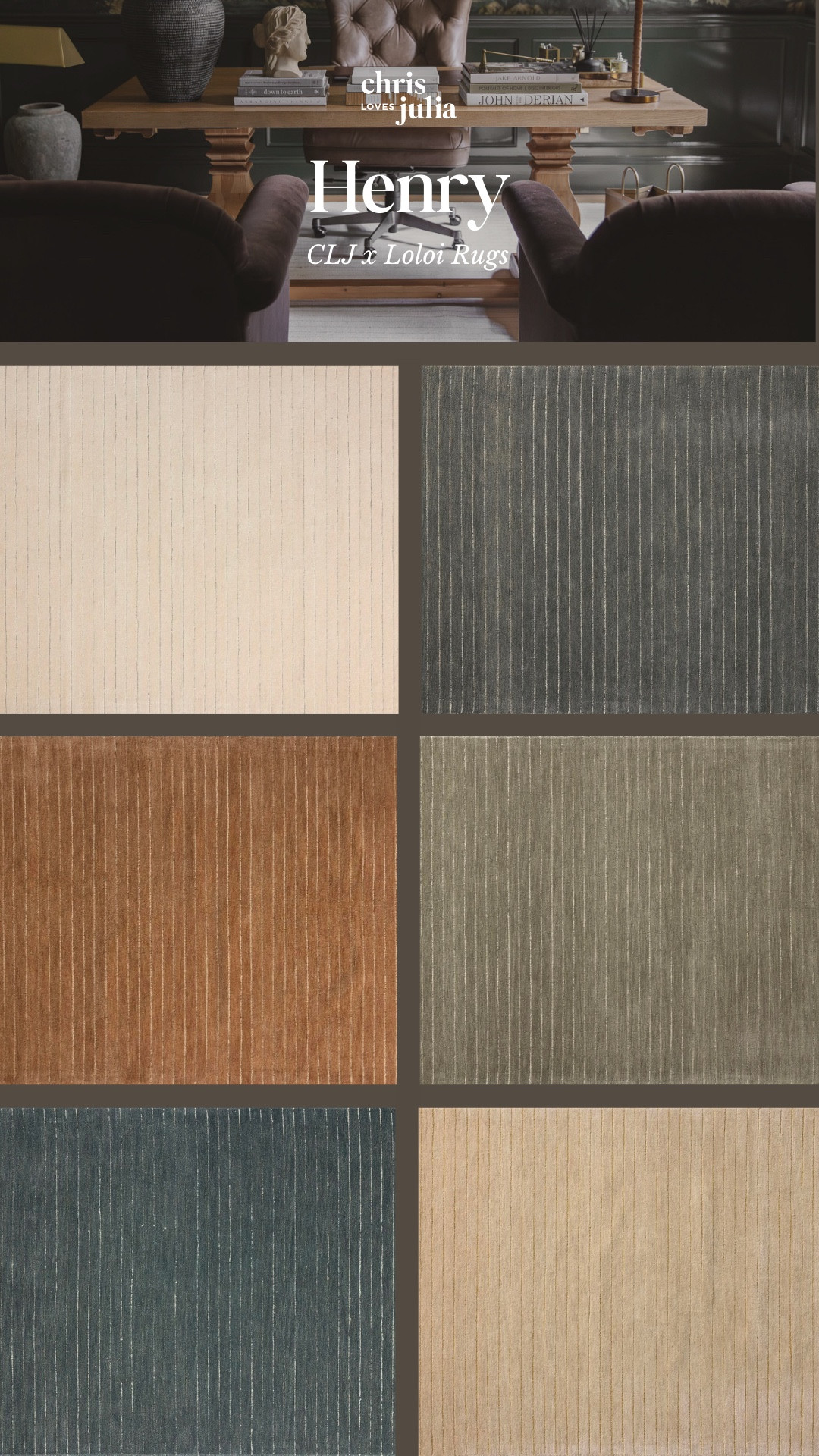 Introducing the CLJ x Loloi Henry Collection 🤎

#LTKStyleTip #LTKSaleAlert #LTKHome