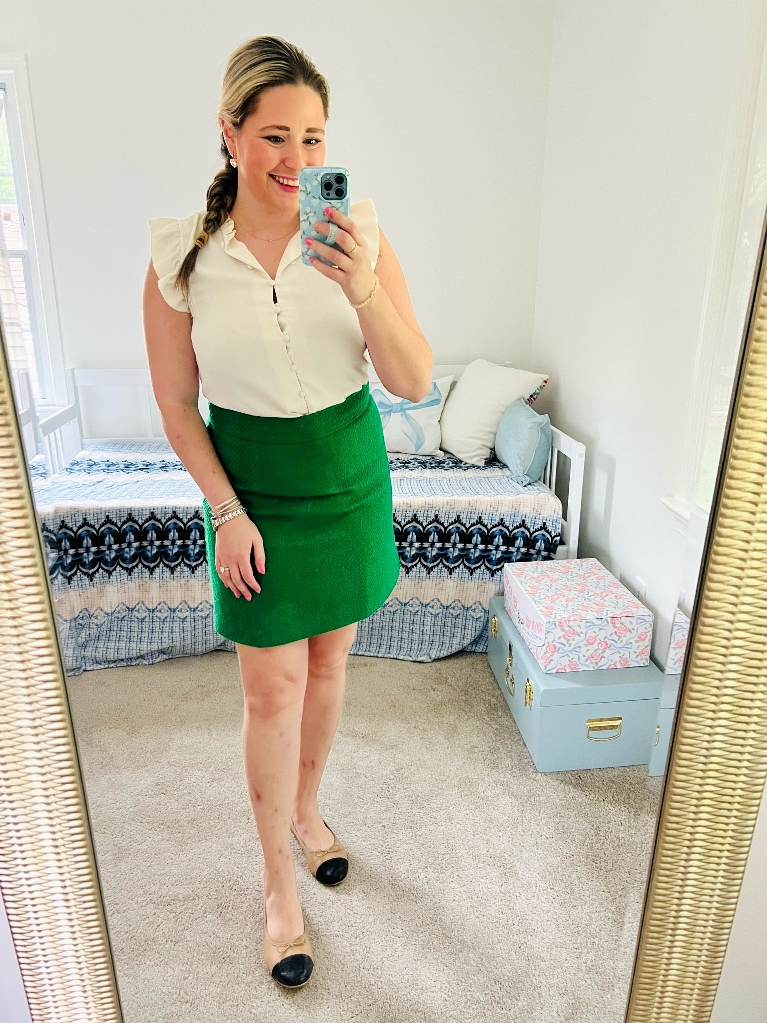 Summer work outfit || workwear || tweed skirt

#LTKootd #LTKWorkwear