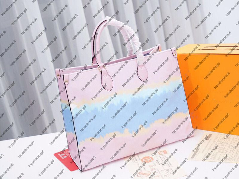 M45270 Women Tie Dye Handbag Purse Clutch Tote Crossbody Genuine Leather Evening Bag Shopping Sho... | DHGate