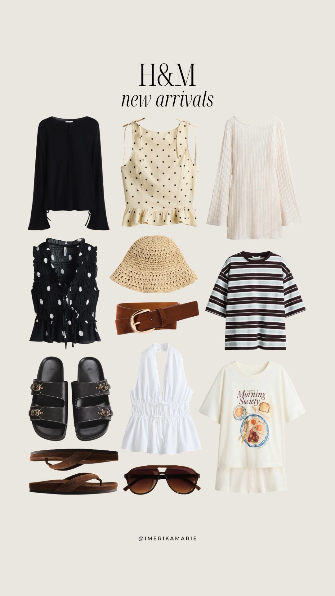 H&M New Arrivals 

spring tops. spring shoes. spring 2026. matching sets. spring pajamas. pajama set. sandals. suede belt. polka dot top. spring outfits

#LTKootd #LTKSeasonal