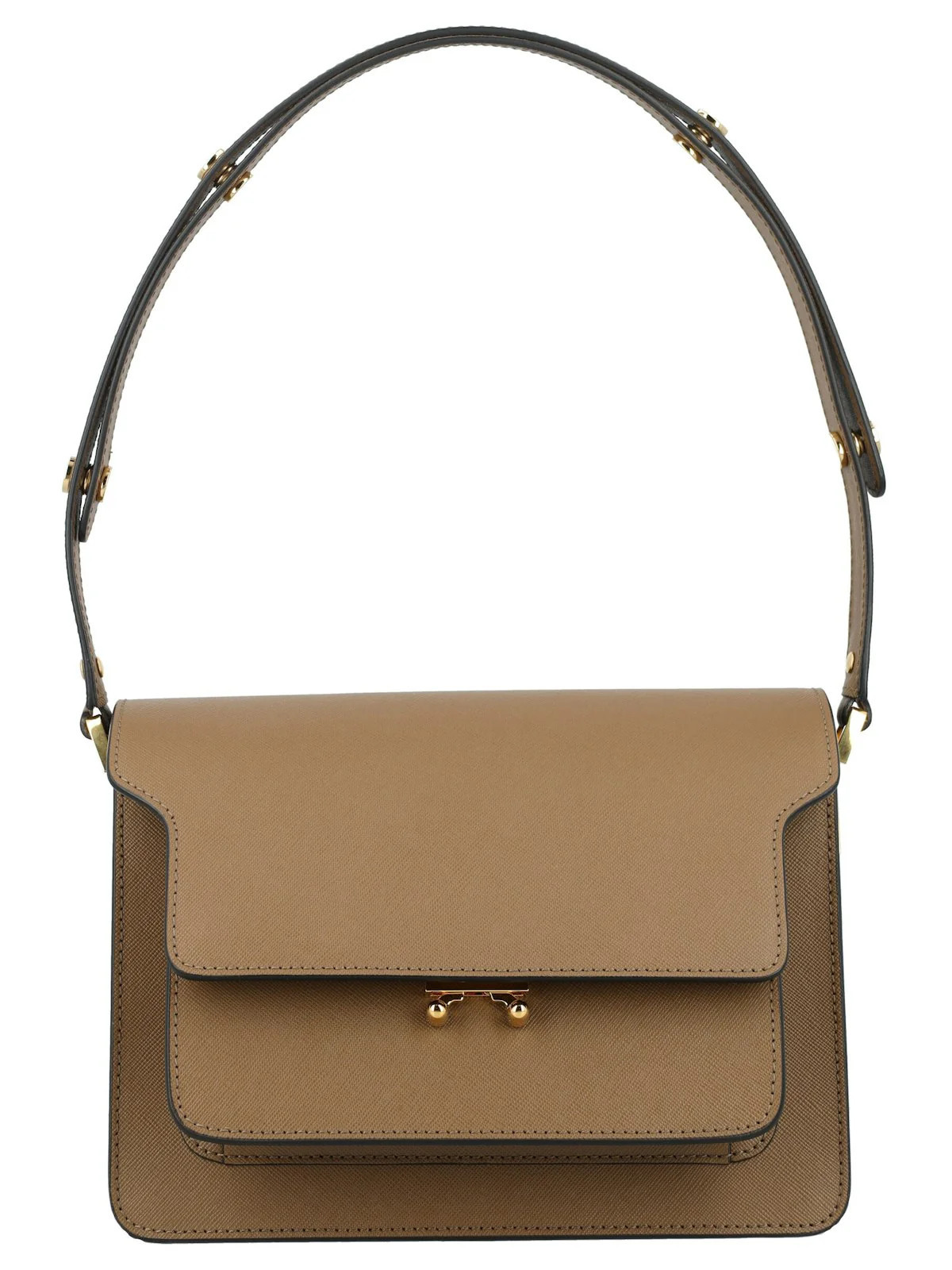 Marni Women's Trunk Soft Bag in Cigar | 24PSBMPN09NO1LV520 Color ZM28N | LOZURI