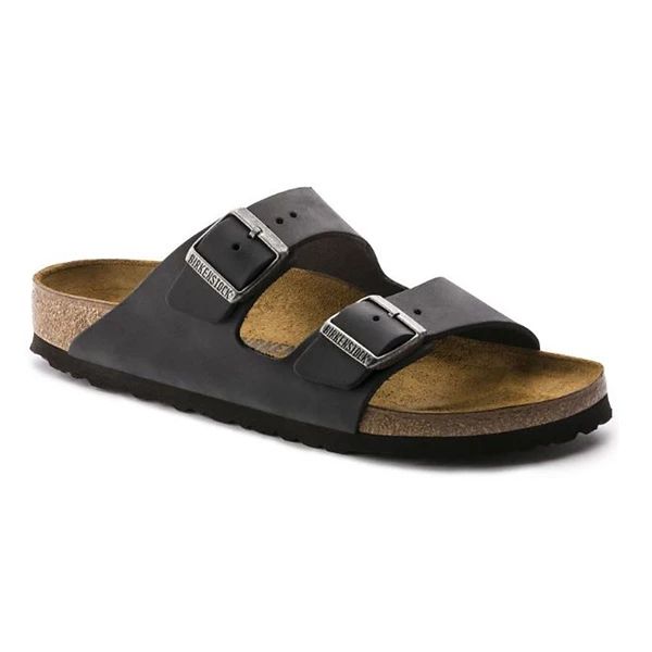 Women's Birkenstock Arizona Leather Slide Sandals | Scheels