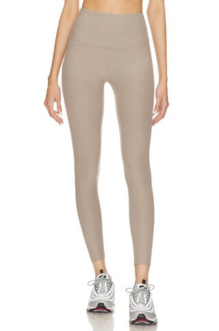 Beyond Yoga Spacedye Caught in The Midi High Waisted Legging in Birch Heather from Revolve.com | Revolve Clothing (Global)