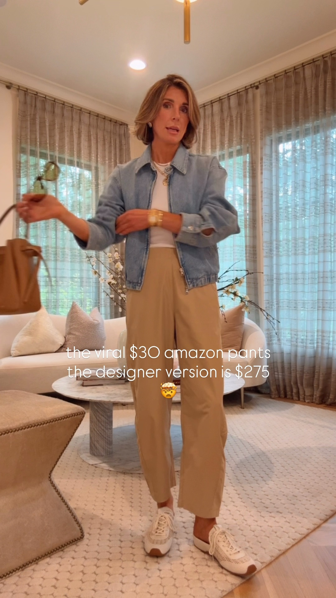 Such a great pair of pants for $30! I'm wearing size small fits tts
