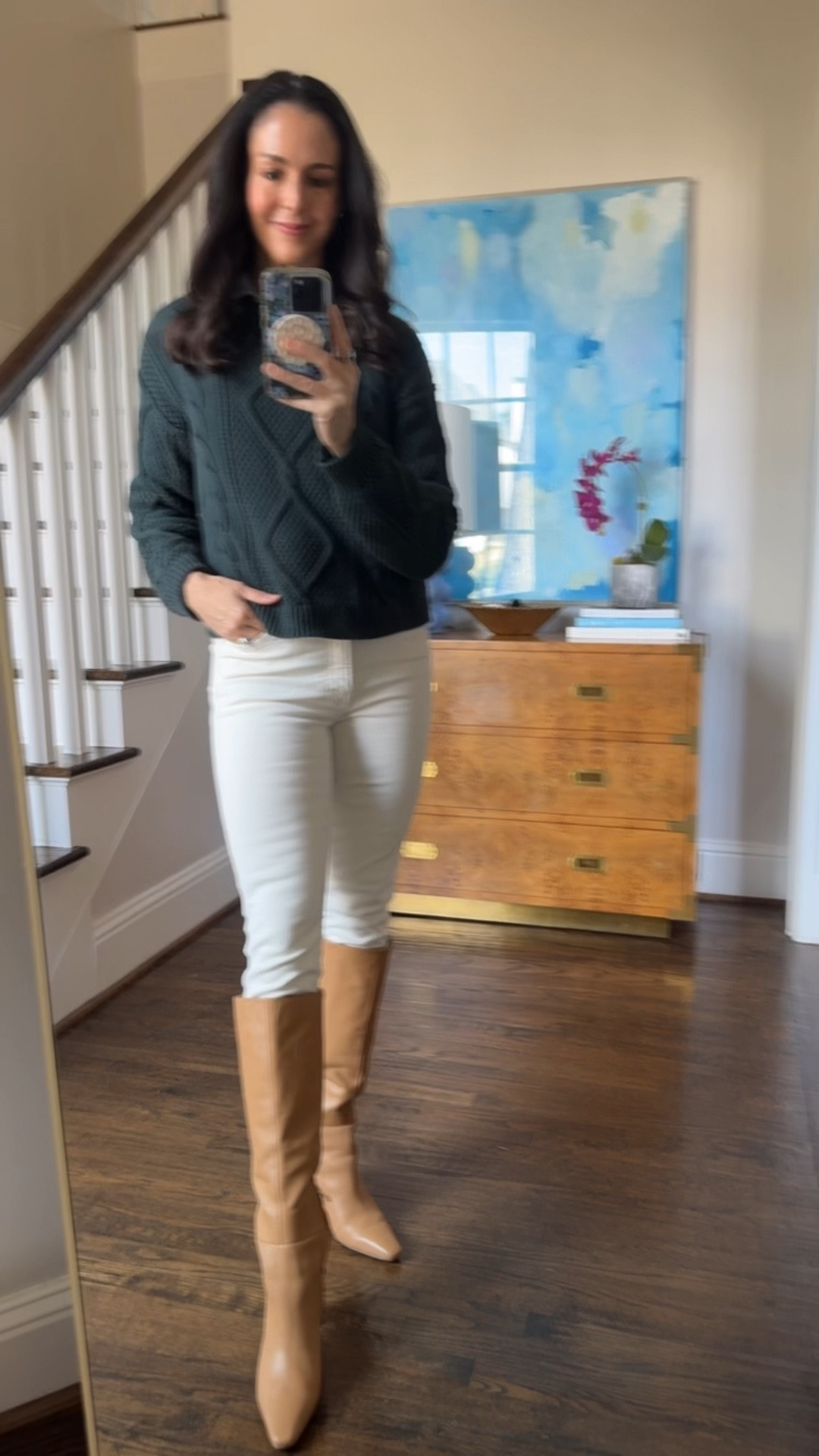 I couldn’t survive winter without Quince sweaters. Wearing a small.

#LTKFindsUnder50 #LTKOver40 #LTKShoeCrush