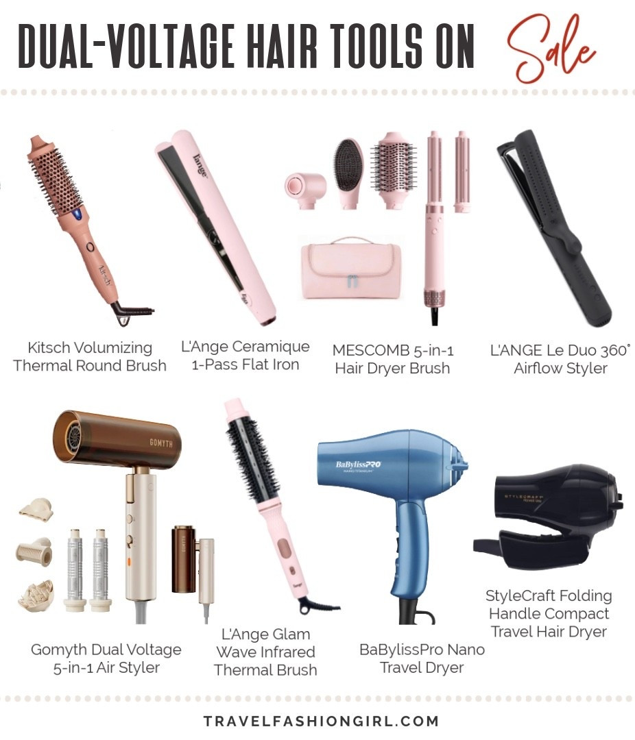 From flat irons to multi stylers, our community's favorite dual-voltage hair tools are all marked down today. 😊

Travel Fashion | Travel Beauty Tips | Travel Hair Tools | Travel Hair Styles | Beauty On The Go | Travel Flat Irons
