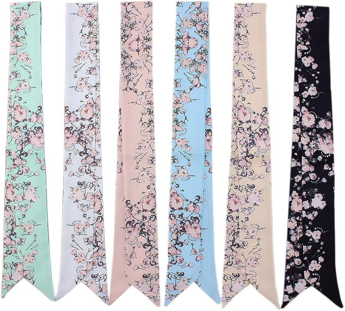 5pcs/6pcs Bag Handbag Handle Ribbon Scarf Hair Head Band Neck Scarf Package Band Fashion Gifts | Amazon (US)