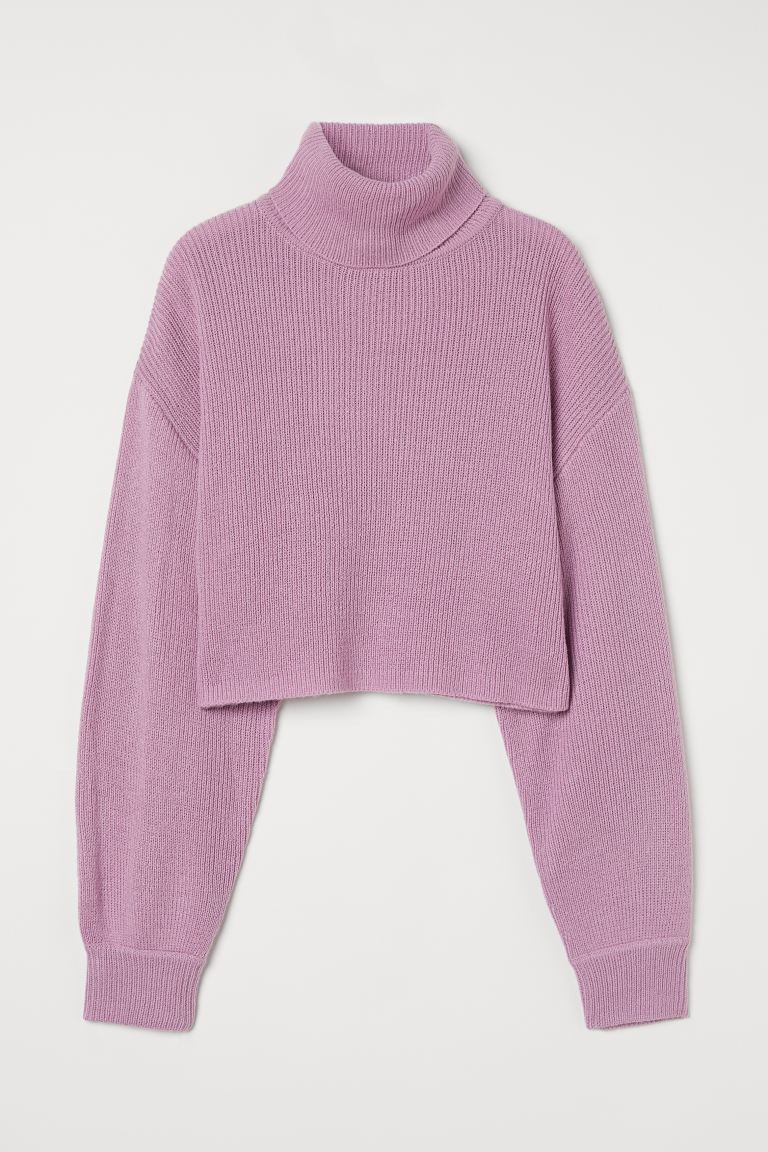 Cropped Turtleneck Sweater | H&M (US + CA)