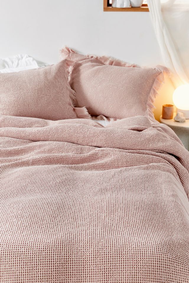 Waffle Fringe Duvet Cover | Urban Outfitters (US and RoW)