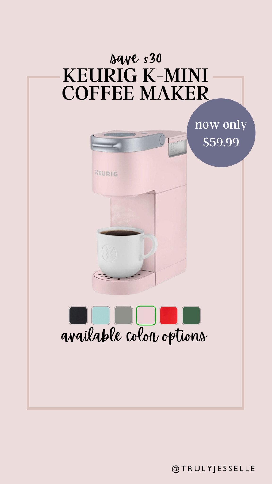 Keurig K-Mini Coffee Maker - Pink