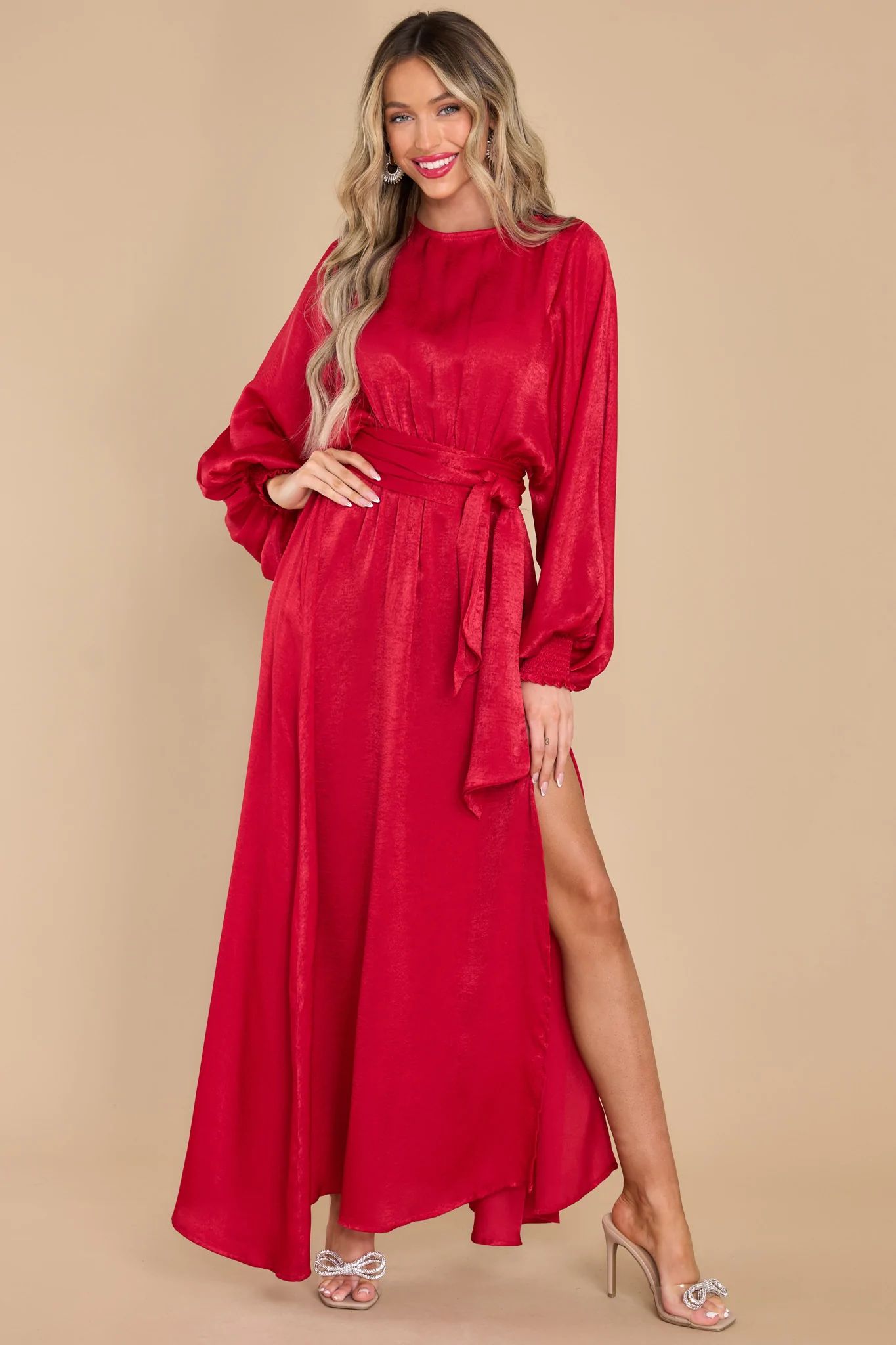 Like A Princess Red Maxi Dress | Red Dress 