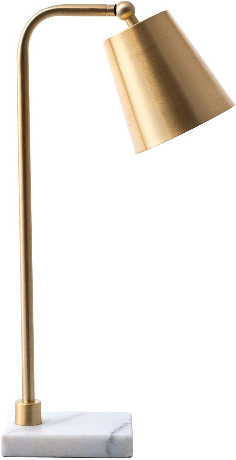 nuLOOM Lincoln 31" Brass & Marble Table Lamp | Amazon (US)