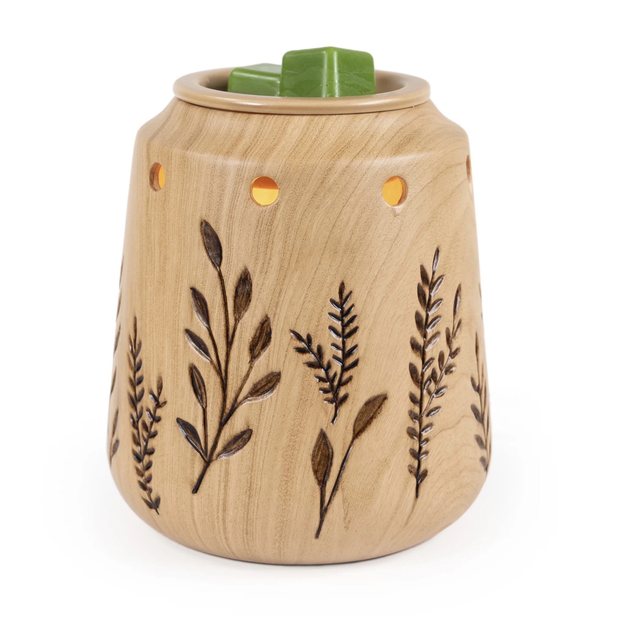 Better Homes & Gardens Full Size Fragrance Warmer, Woodgrain Botanical | Walmart (US)