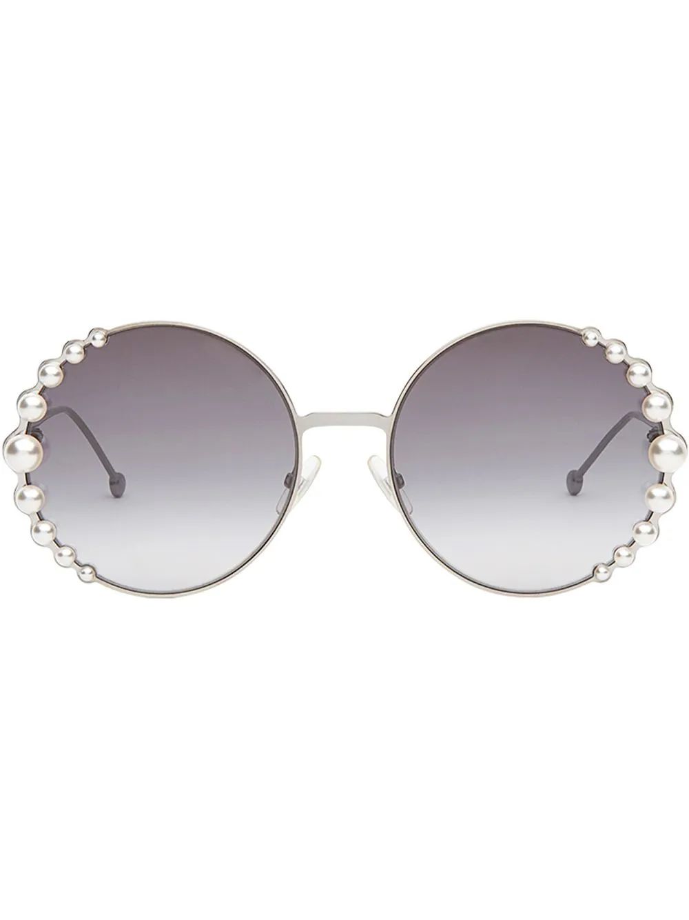 Fendi Ribbons and pearls sunglasses - Metallic | FarFetch US