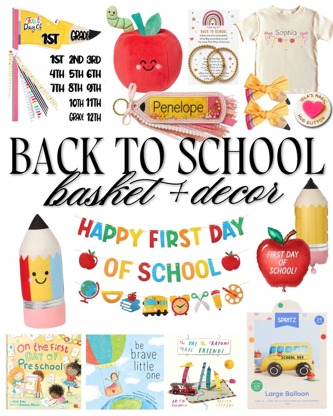 Back to School first day of school basket and decorations 🍎✏️

#LTKmomlife #LTKKids #LTKSeasonal