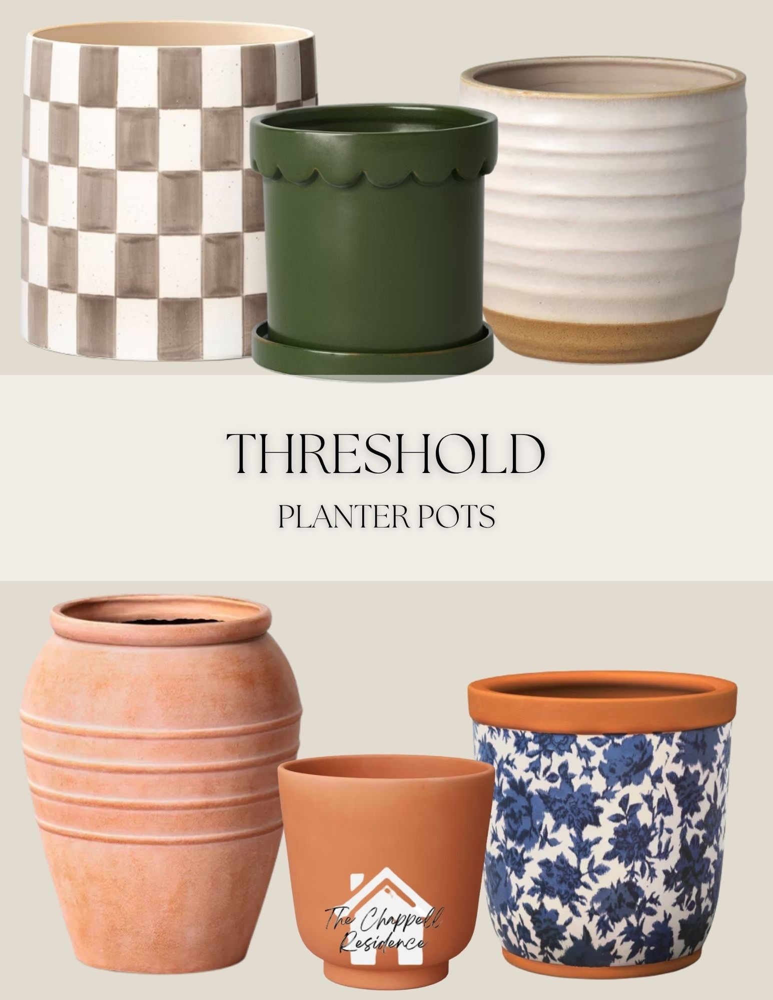 Threshold Planter Pots

#LTKSeasonal #LTKU #LTKHome