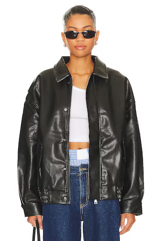 LIONESS Kenny Bomber in Jet Black from Revolve.com | Revolve Clothing (Global)