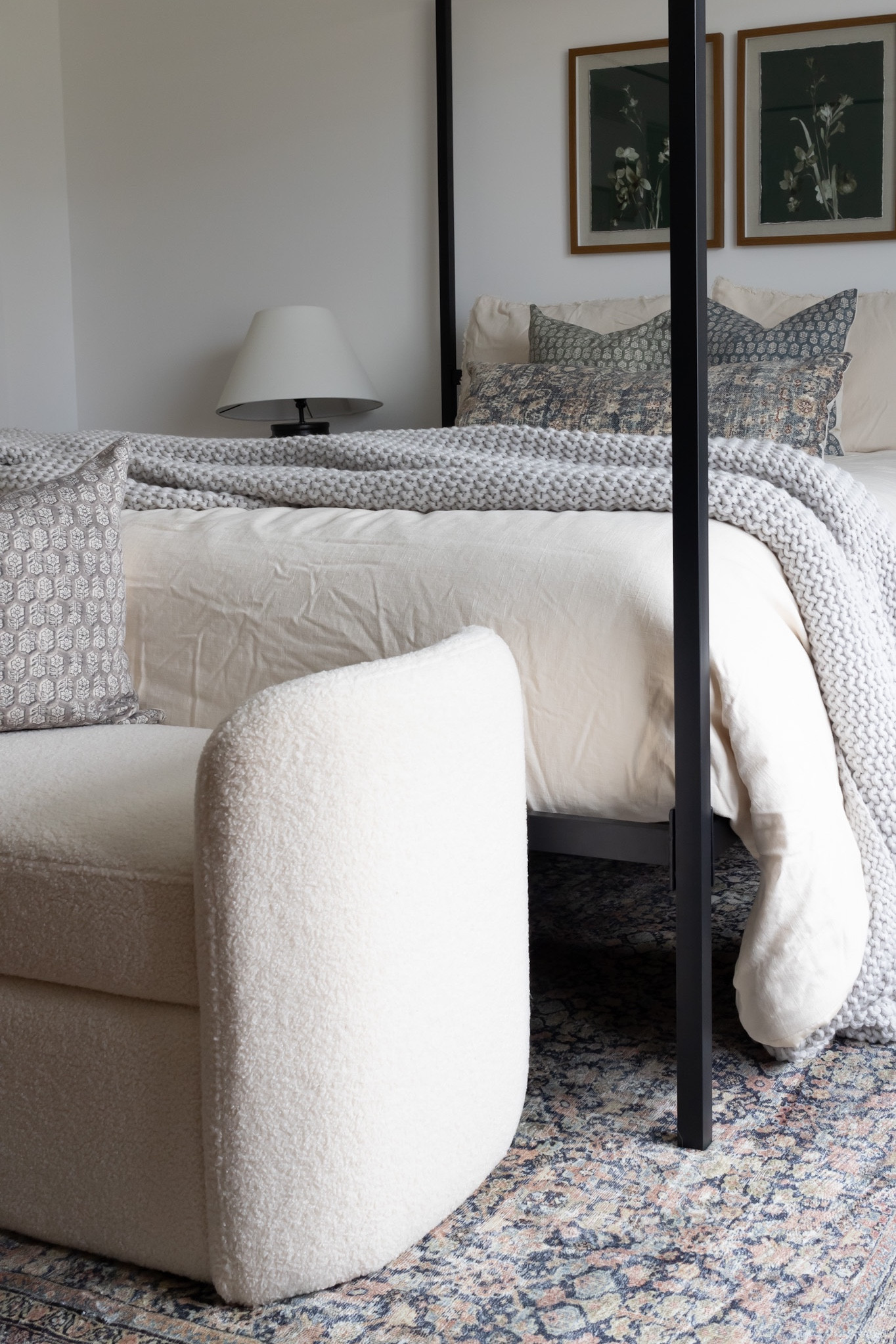 Teen bedroom refresh.  Canopy bed.  Area rug.  Wall art.  Bench.  Bedding.  Target.  Studio McGee.  Loloi.  Amber interiors.  Pottery barn.  Amazon.  Wayfair.

#LTKfamily #LTKhome