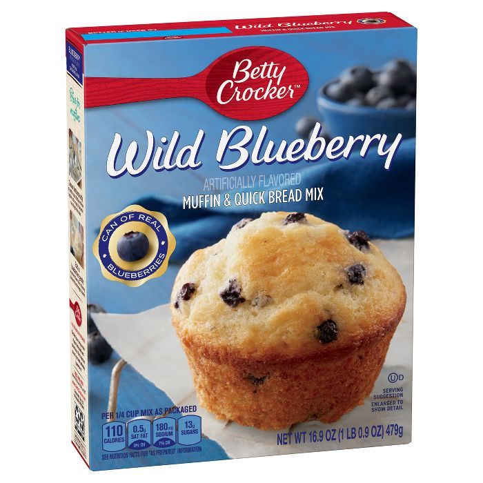 Betty Crocker Blueberry Muffin Mix -16.9oz | Target