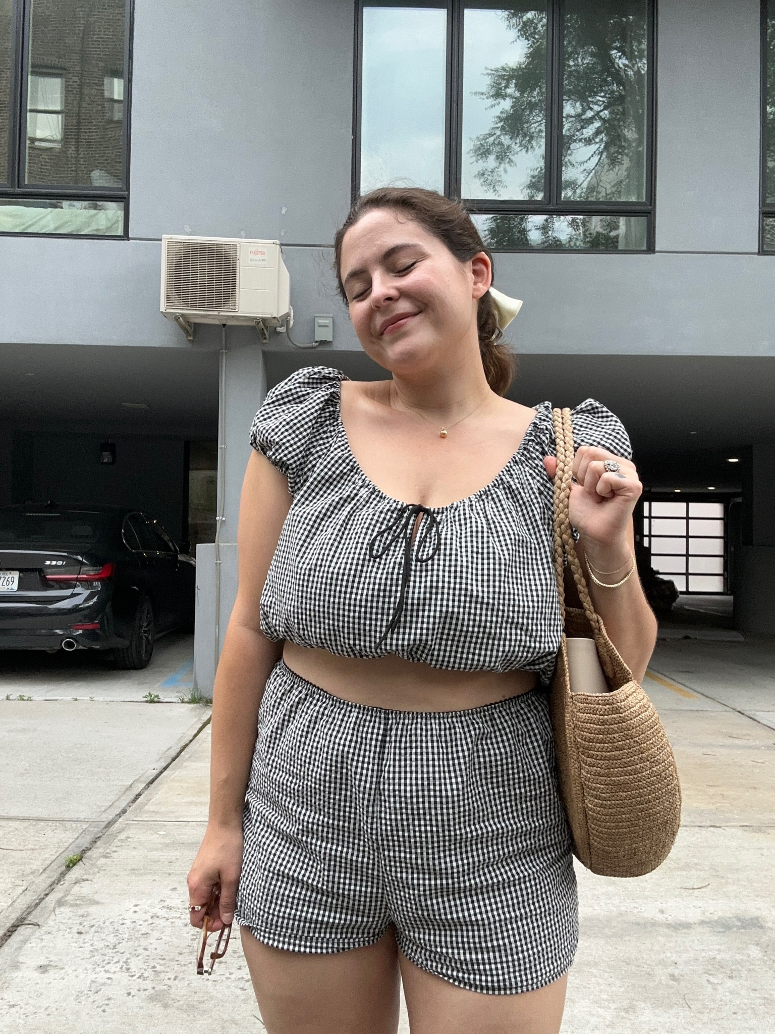 Love this adorable gingham Doen set 

#LTKunder100 #LTKitbag #LTKcurves