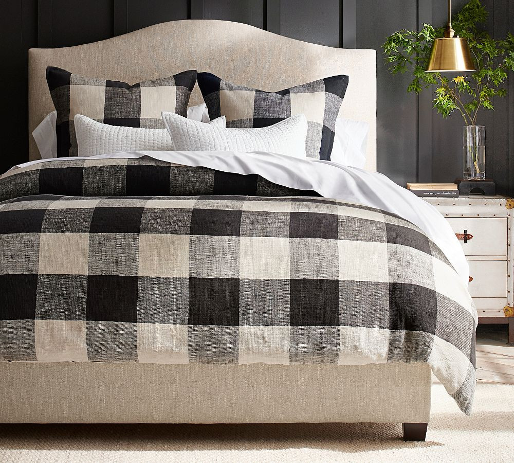 Bryce Buffalo Check Cotton Duvet Cover | Pottery Barn (US)