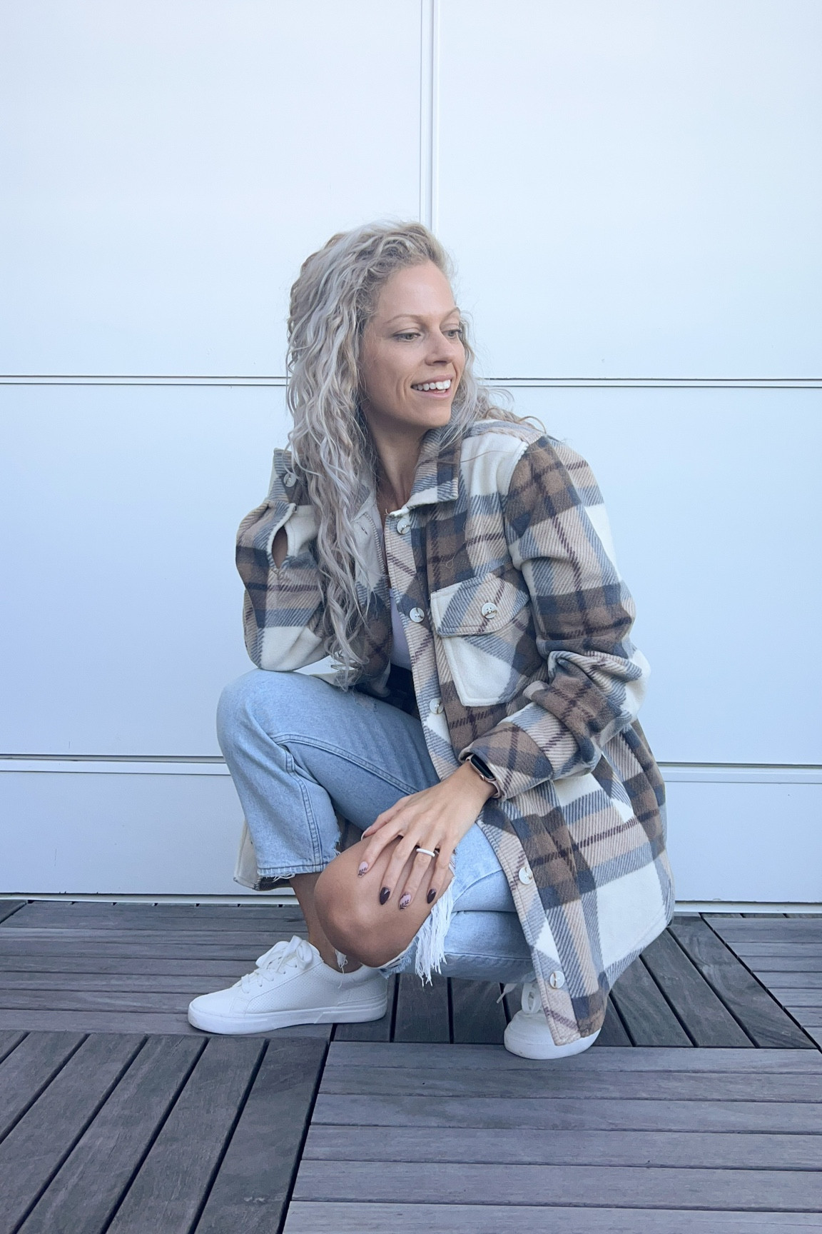 Cozy fall outfit with this plaid fleece shacket

#LTKunder50 #LTKunder100 #LTKSeasonal