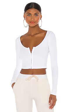 superdown Jackie Long Sleeve Top in White from Revolve.com | Revolve Clothing (Global)
