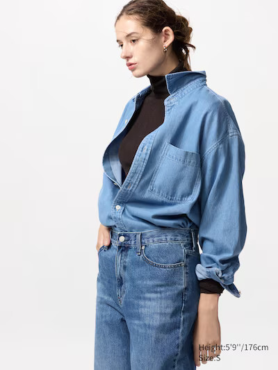 Merino Ribbed Turtleneck Jumper | UNIQLO (UK)