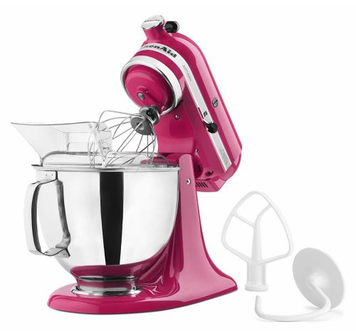 KitchenAid KSM150PSCB Artisan Series 5-Qt. Stand Mixer with Pouring Shield - Cranberry | Amazon (US)