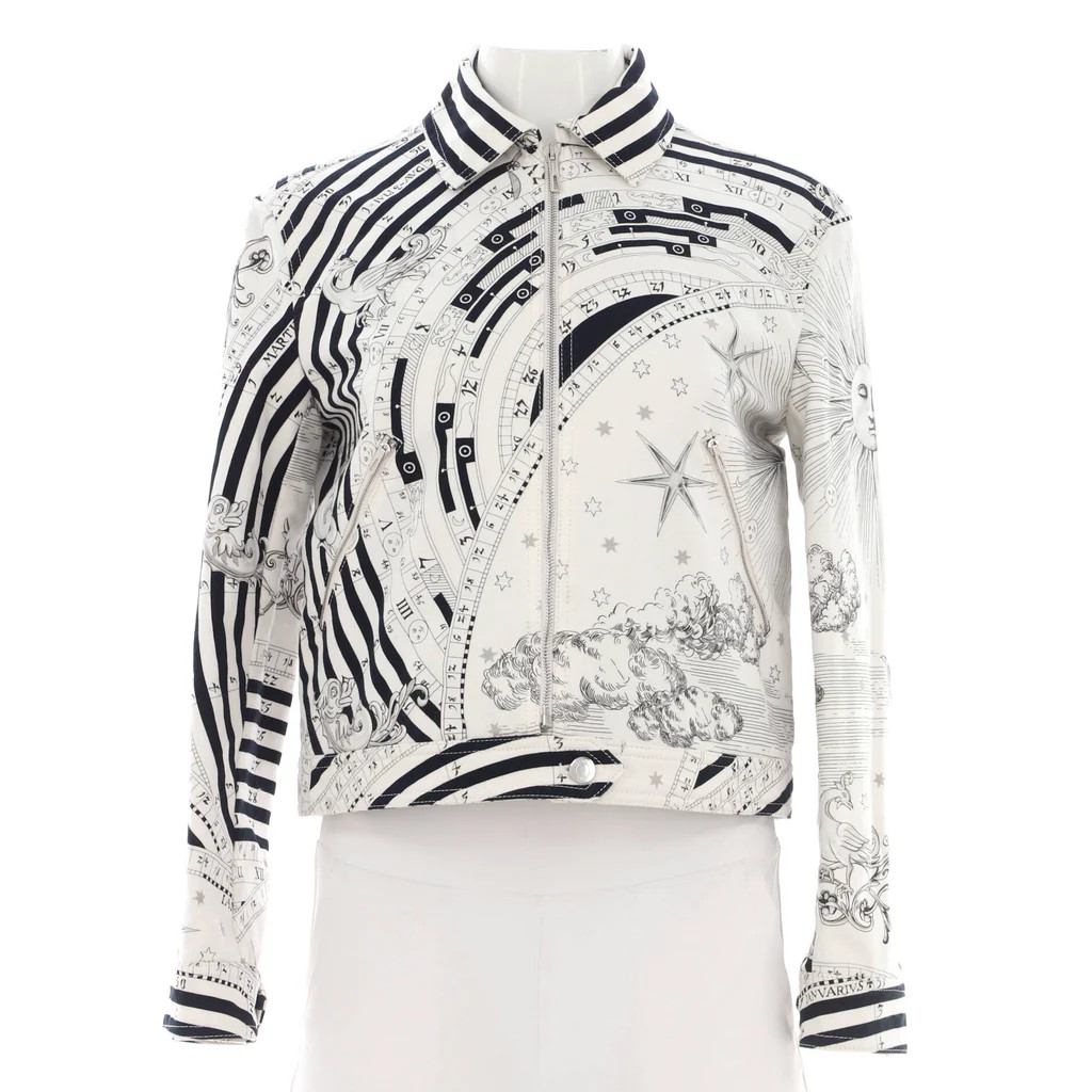 Women's Astrologie Remix Zipped Jacket Printed Cotton | Rebag