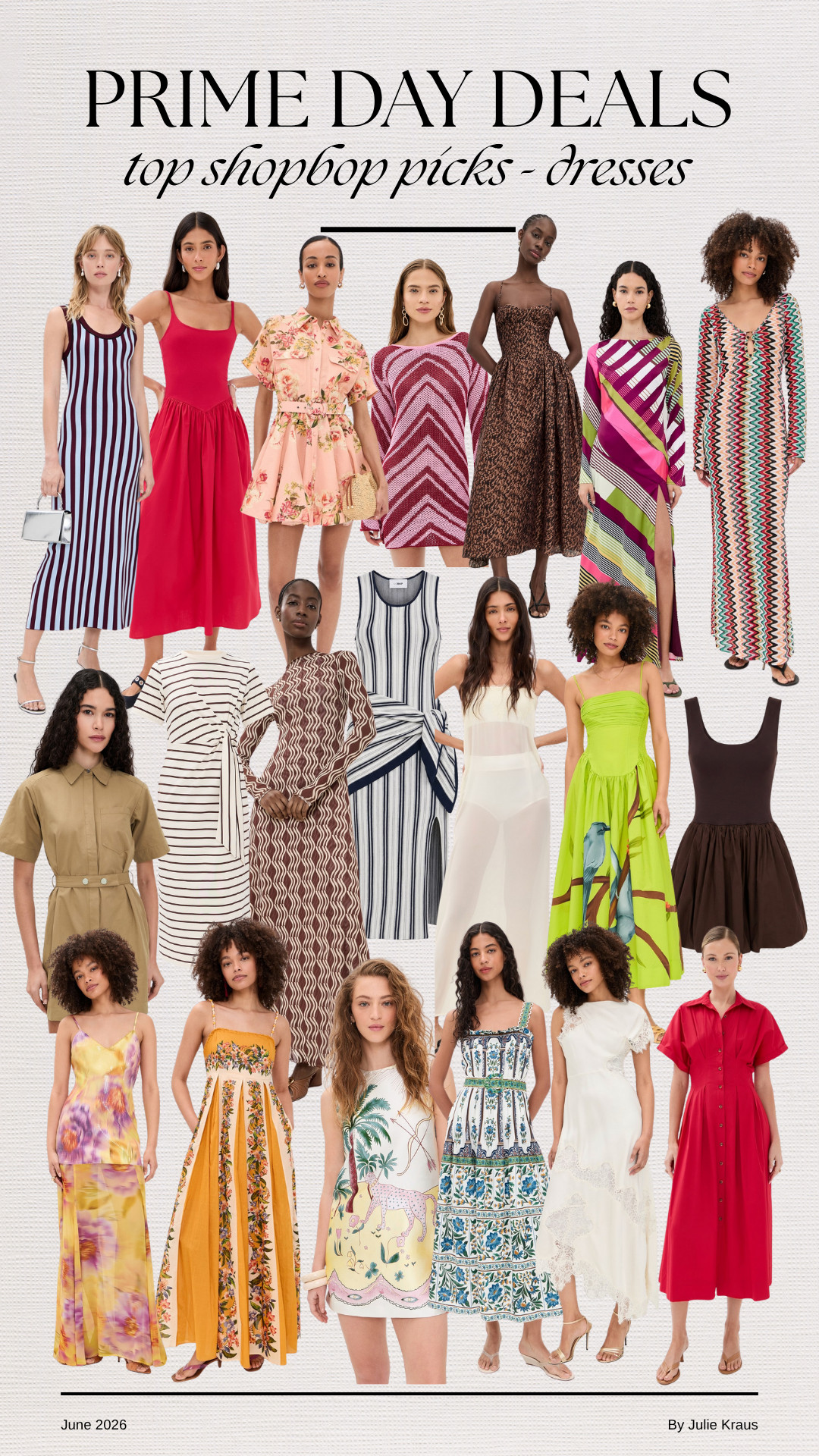 My top dress picks from Shopbop's Prime Day sale — save 25% when you link your Prime account and use code PRIME25 at checkout. These are the pieces worth shopping now. Prime Day Deals • Shopbop Sale • Summer Dresses • Stylist Picks • Shopbop Fashion 

 #LTKSeasonal #LTKOver40