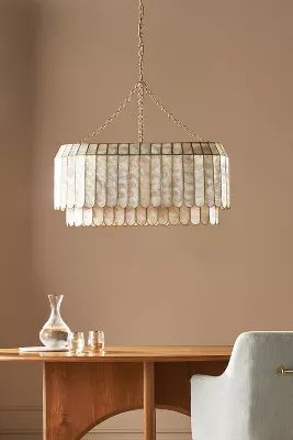 Madelyn Oval Faceted Chandelier | Anthropologie (US)