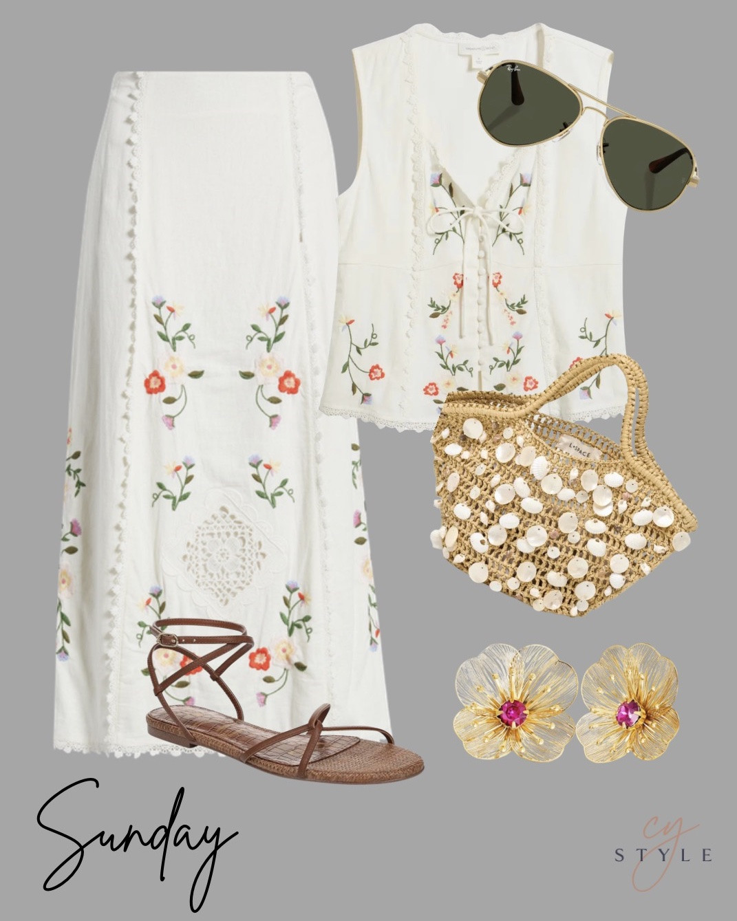 Happy Mother’s Day friends! 
An outfit to take you from Church and brunch to afternoon activities. 
Skirt and top are on sale! 
Embroidered set

#LTKMothersDay #LTKootd #LTKSaleAlert