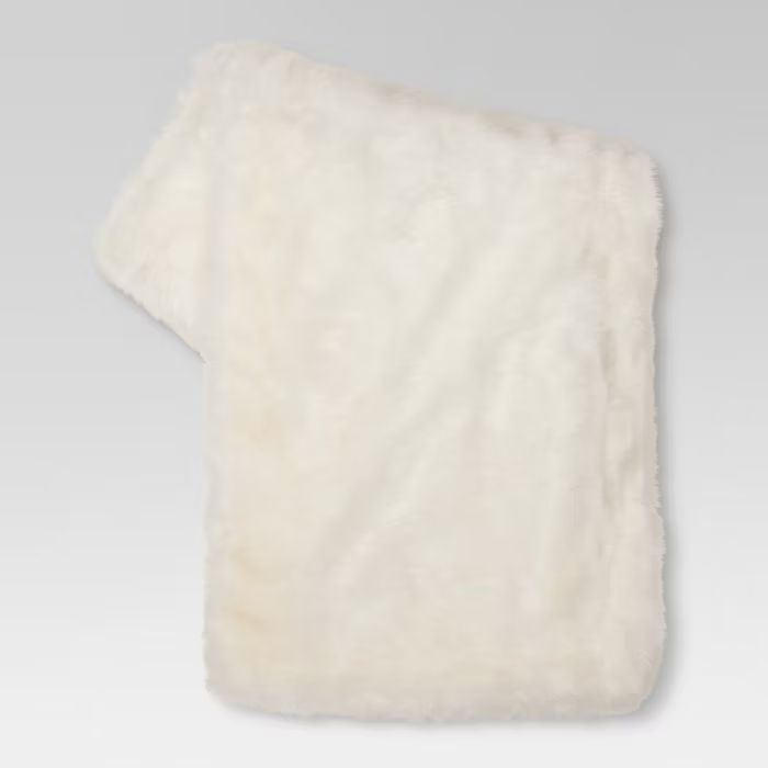 Faux Fur Throw Blankets (50"x 60") - Threshold™ | Target