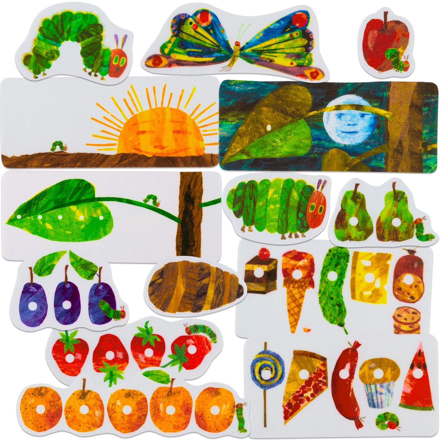 Little Folk Visuals The Very Hungry Caterpillar Precut Flannel/Felt Board Figures for Toddlers, K... | Amazon (US)