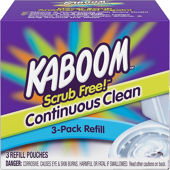 3-Pack Refill – Kaboom Scrub Free! Continuous Clean with OxiClean | Amazon (US)