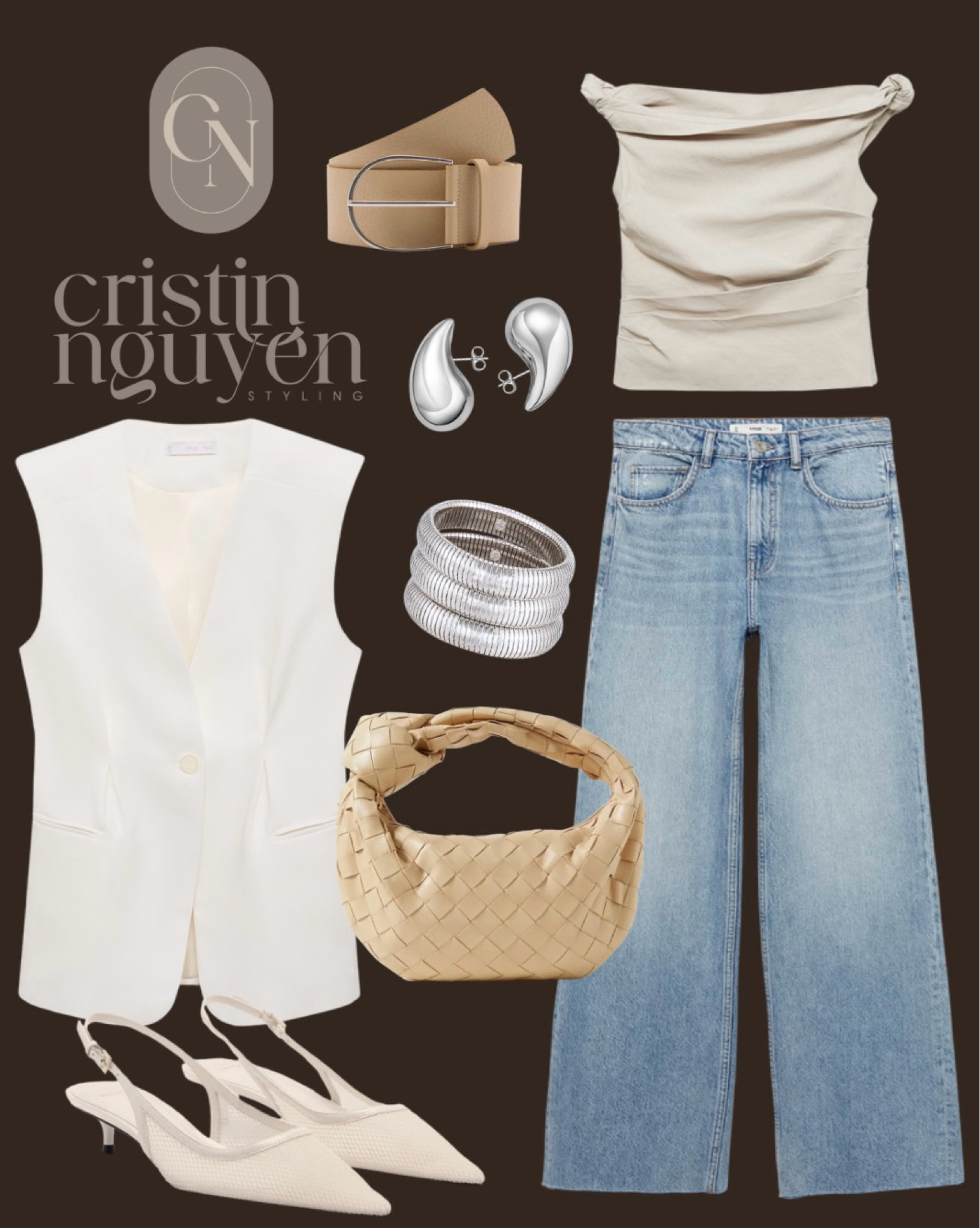 Year round staple outfit! Switch the sleeveless blazer for a long sleeve blazer. This would to-go outfit is very versatile for all events and body types. 

#LTKFindsUnder100 #LTKStyleTip